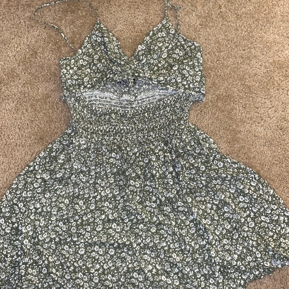 Green shein dress